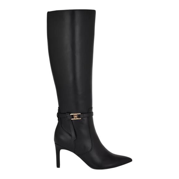 Tommy Hilfiger Women's Jullie Knee High Dress Boots Black Size 7 1/2 M - Picture 2 of 4